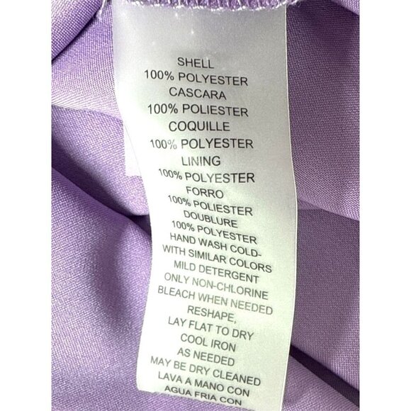 Vince Camuto Womens Blue Multi Paisley High Tie Neck Long Sleeve Dress Sz 10 New - Picture 7 of 12